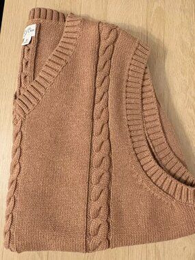 J.Crew cotton cable-knit sweater vest